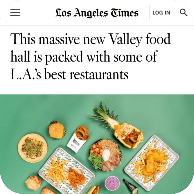 This massive new Valley food hall is packed with some of L.A.'s best  restaurants - Los Angeles Times