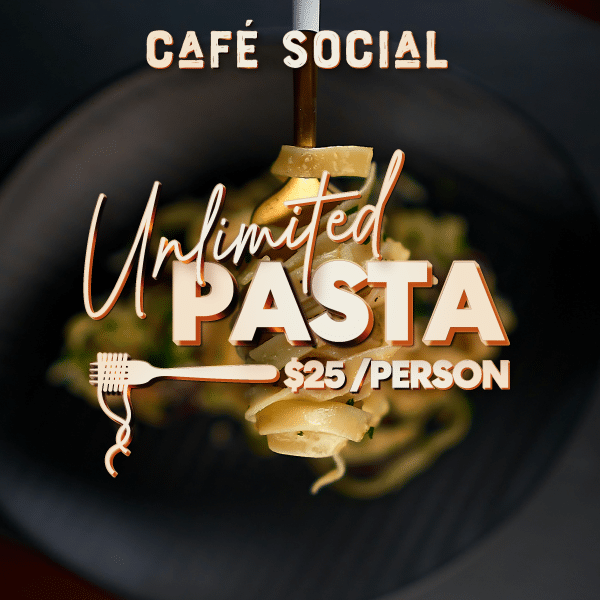 UNLIMITED PASTA WEDNESDAYS