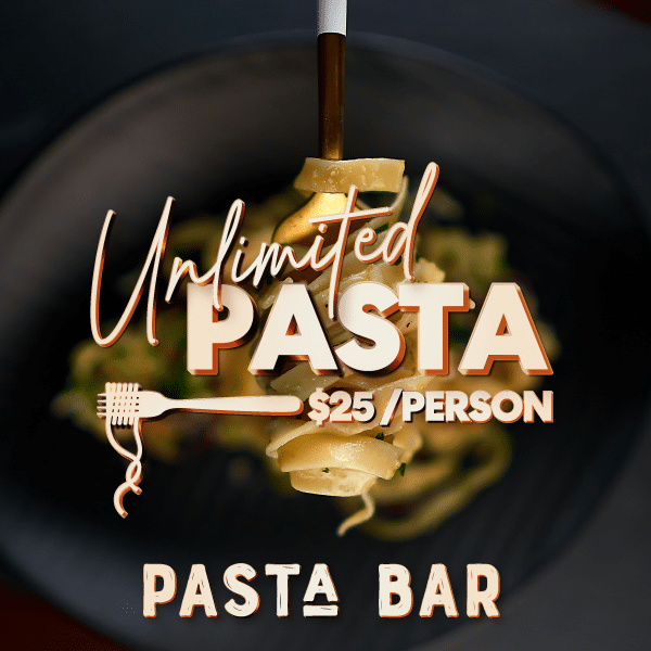 UNLIMITED PASTA WEDNESDAYS