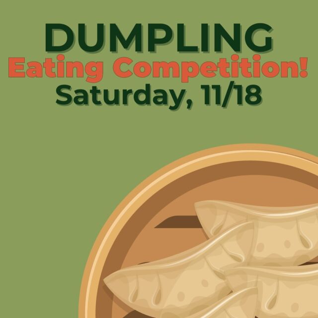 Are you ready to slurp, savor, and win? 🌟💸 Join us this Saturday at eatplaytopangasocial's Dumpling Monster for the ultimate dumpling eating competition hosted by the amazing rainaiscrazy.